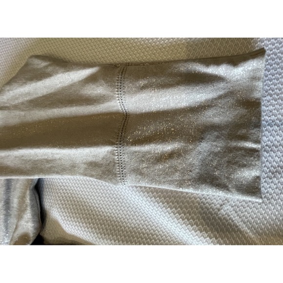a.n.a. Long Sleeve Grey Crewneck with Silver Sparkling Flakes Size 1X - Picture 7 of 11